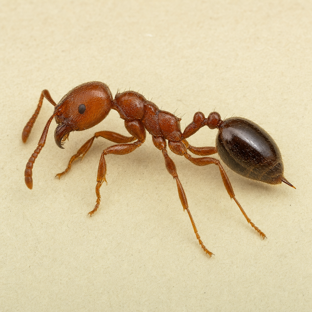 Macro photograph of Red Imported Fire Ant