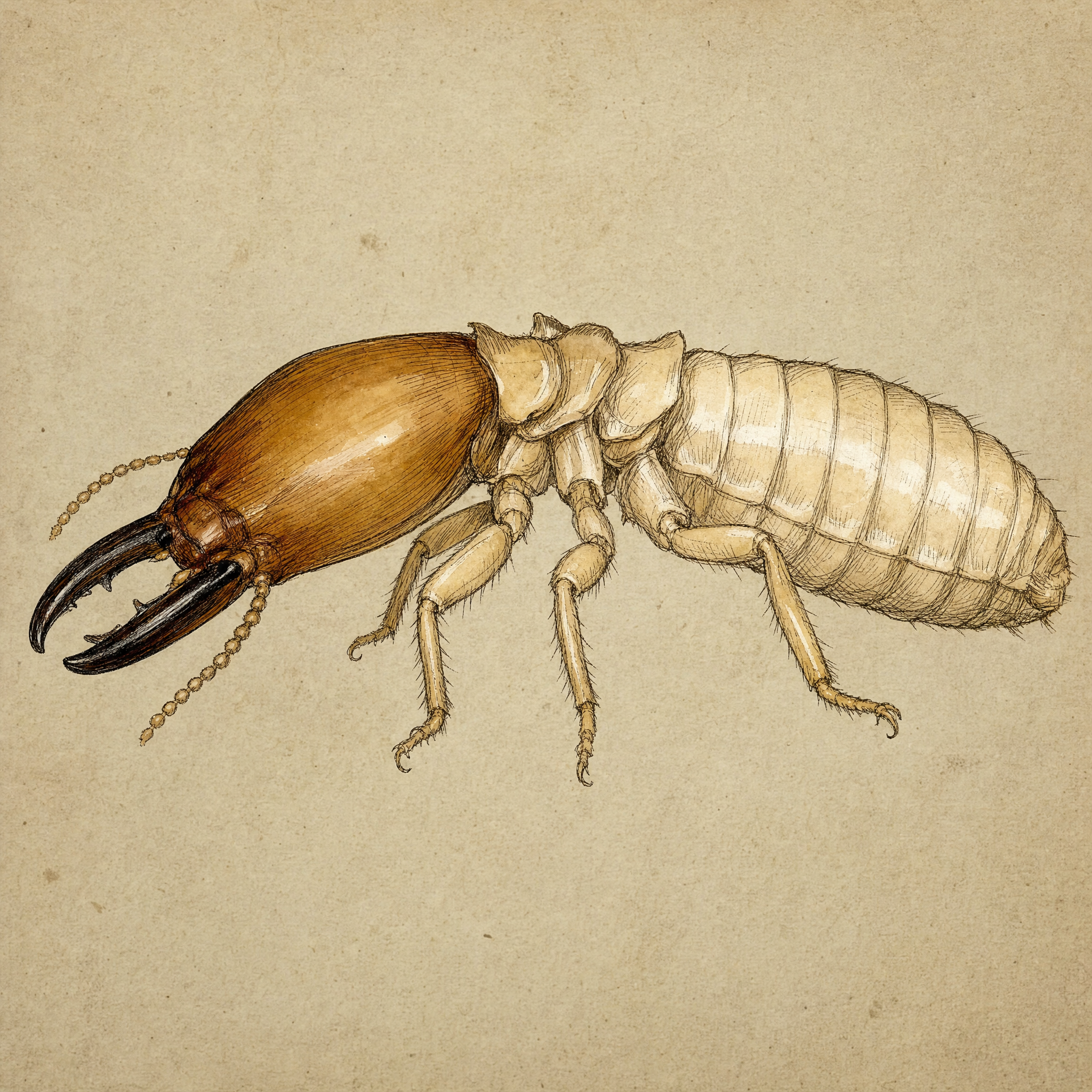 Specimen plate of Formosan Termite
